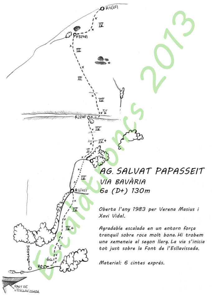 Ressenya de la via Bavaria a l'Agulla Salvat-Papasseit